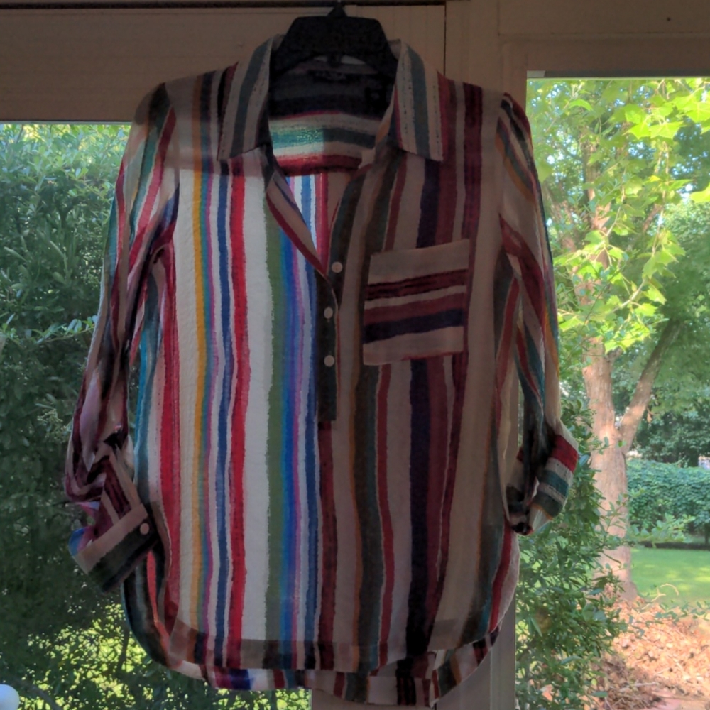 Life Style-PS button down shirt NWT